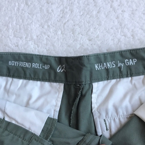 Boyfriend Roll-up Khakis by gap - Picture 4 of 4